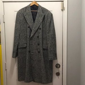 Mens double Breasted overcoat